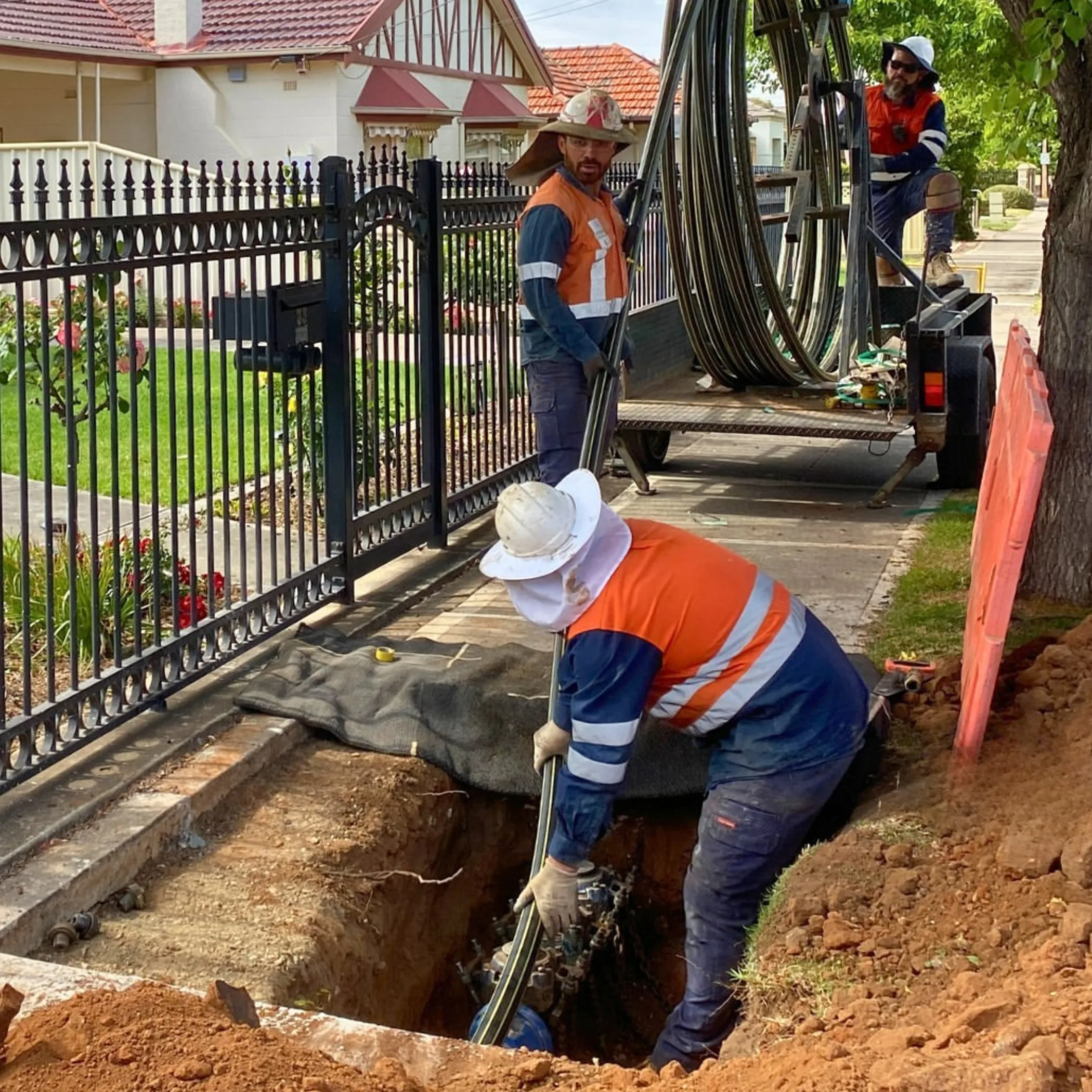 professional gas infrastructure work